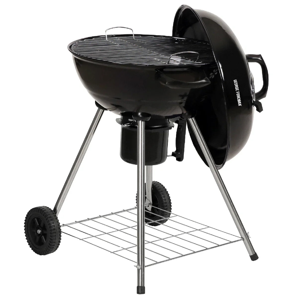 George Foreman GFKTBBQ Kettle Charcoal BBQ in Black