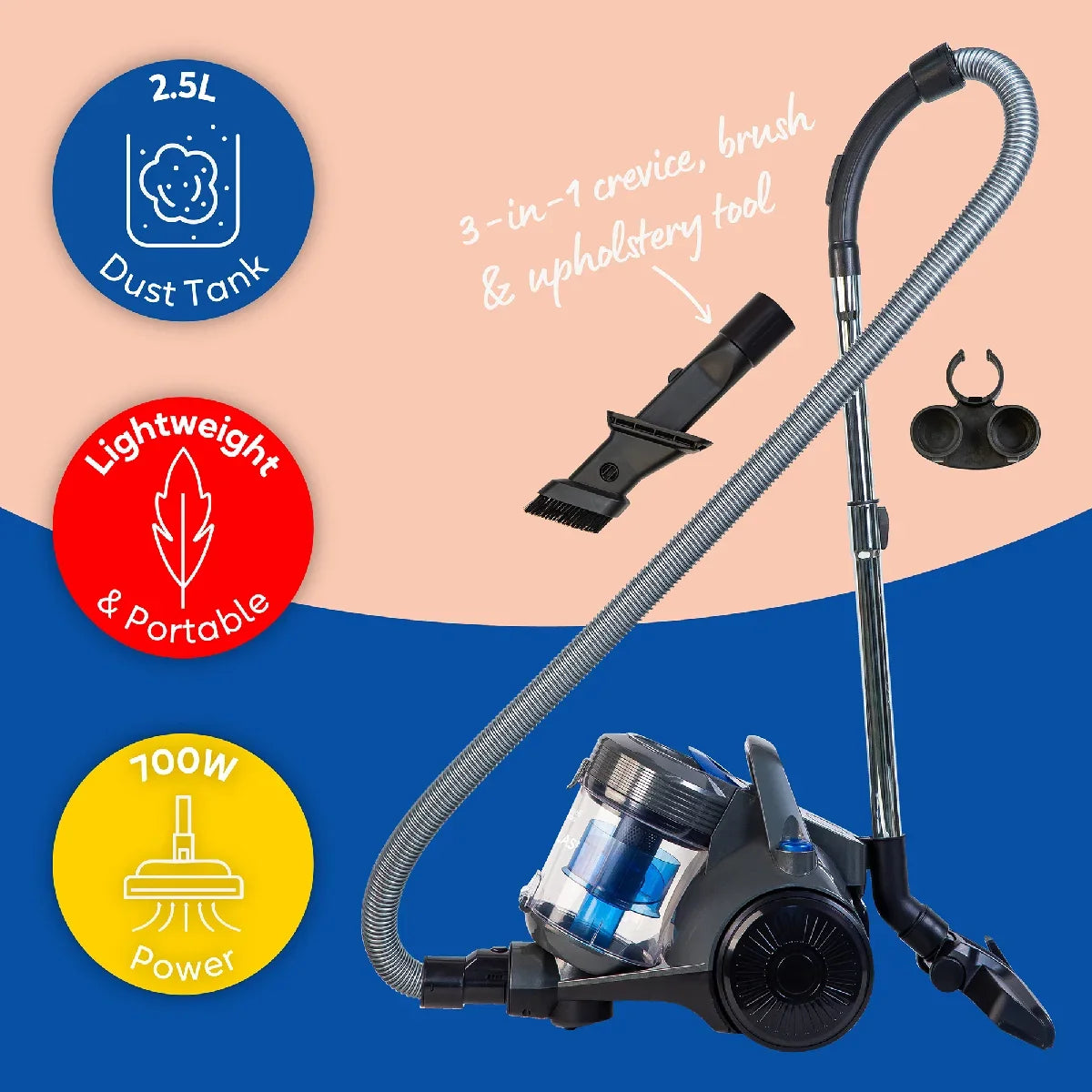 Russell Hobbs® RHCV3101 Atlas2 Cylinder Vacuum