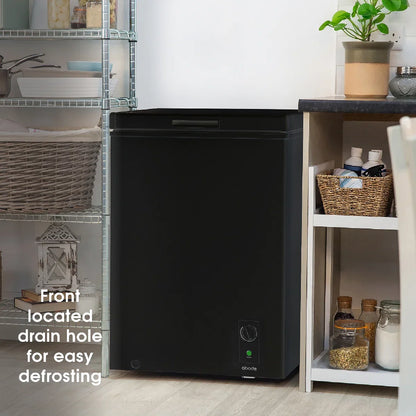 Abode A142CF0E1B 143L Chest Freezer - Black