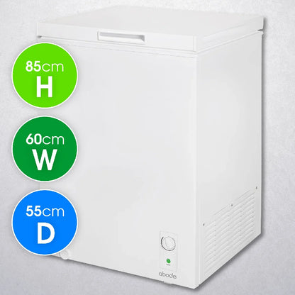 Abode A142CF0E1W 143L Chest Freezer - White
