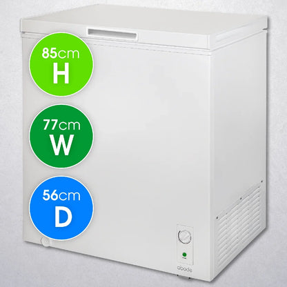 Abode A198CF0E1W 198L Chest Freezer in White