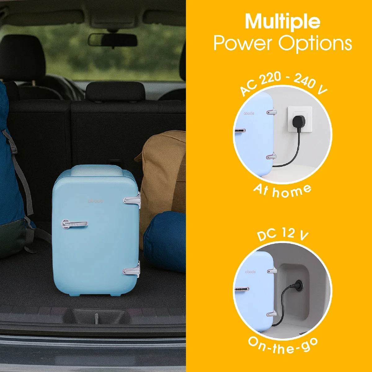 Abode, A4CLR201BL, Retro 4L Cooler in Blue