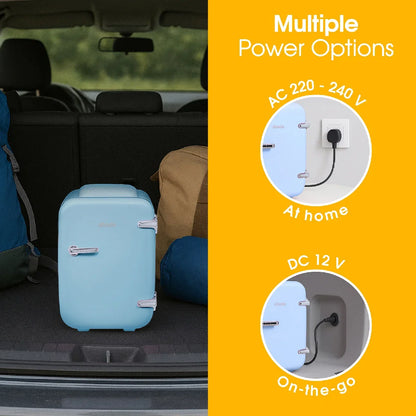 Abode, A4CLR201BL, Retro 4L Cooler in Blue