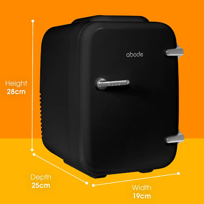 Abode, A4CLR201B, Retro 4L Cooler in Black