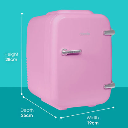 Abode, A4CLR201P, Retro 4L Cooler in Pink