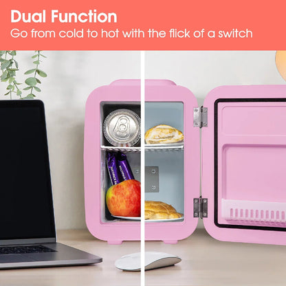 Abode, A4CLR201P, Retro 4L Cooler in Pink