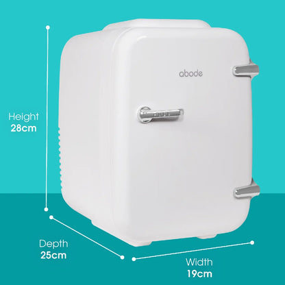 Abode, A4CLR201W, Retro 4L Cooler in White