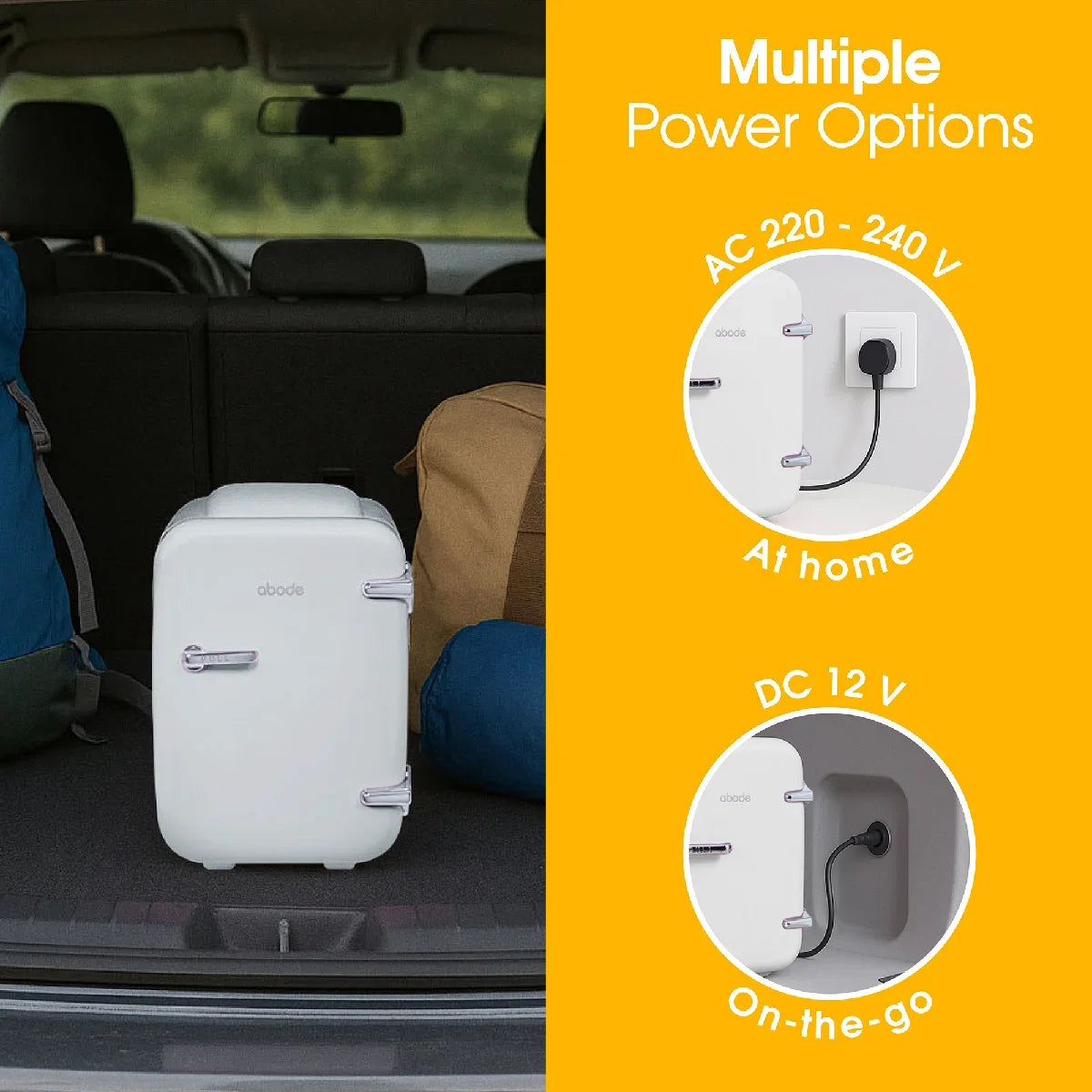 Abode, A4CLR201W, Retro 4L Cooler in White
