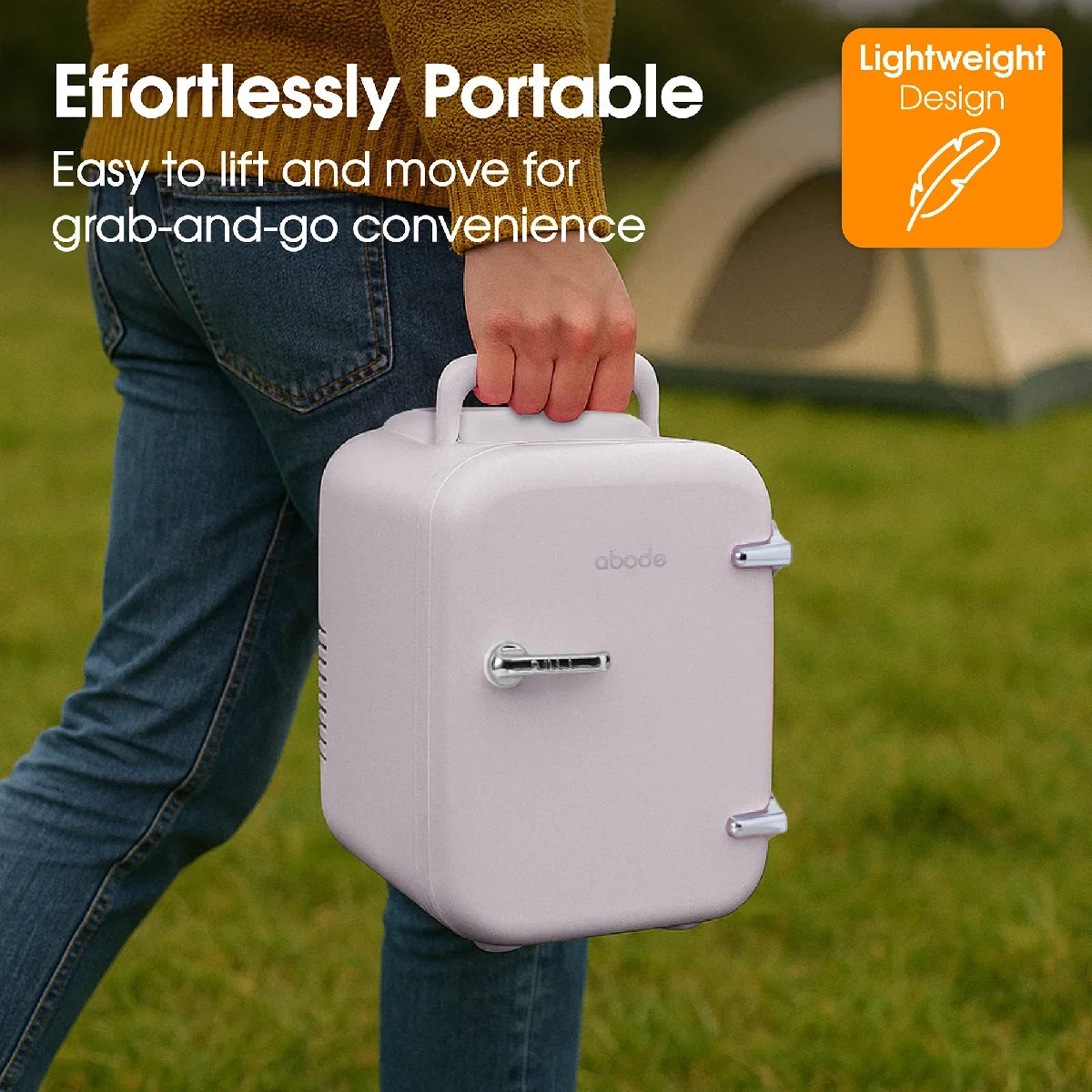 Abode, A4CLR201W, Retro 4L Cooler in White