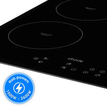 Abode A60IH301B, 60cm Integrated Induction Hob in Black