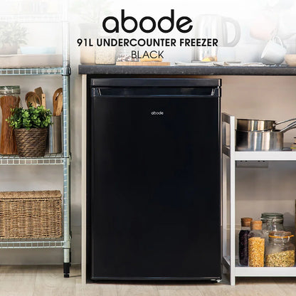 Abode A85UCFZ552E1B 55cm Undercounter Freezer - Black