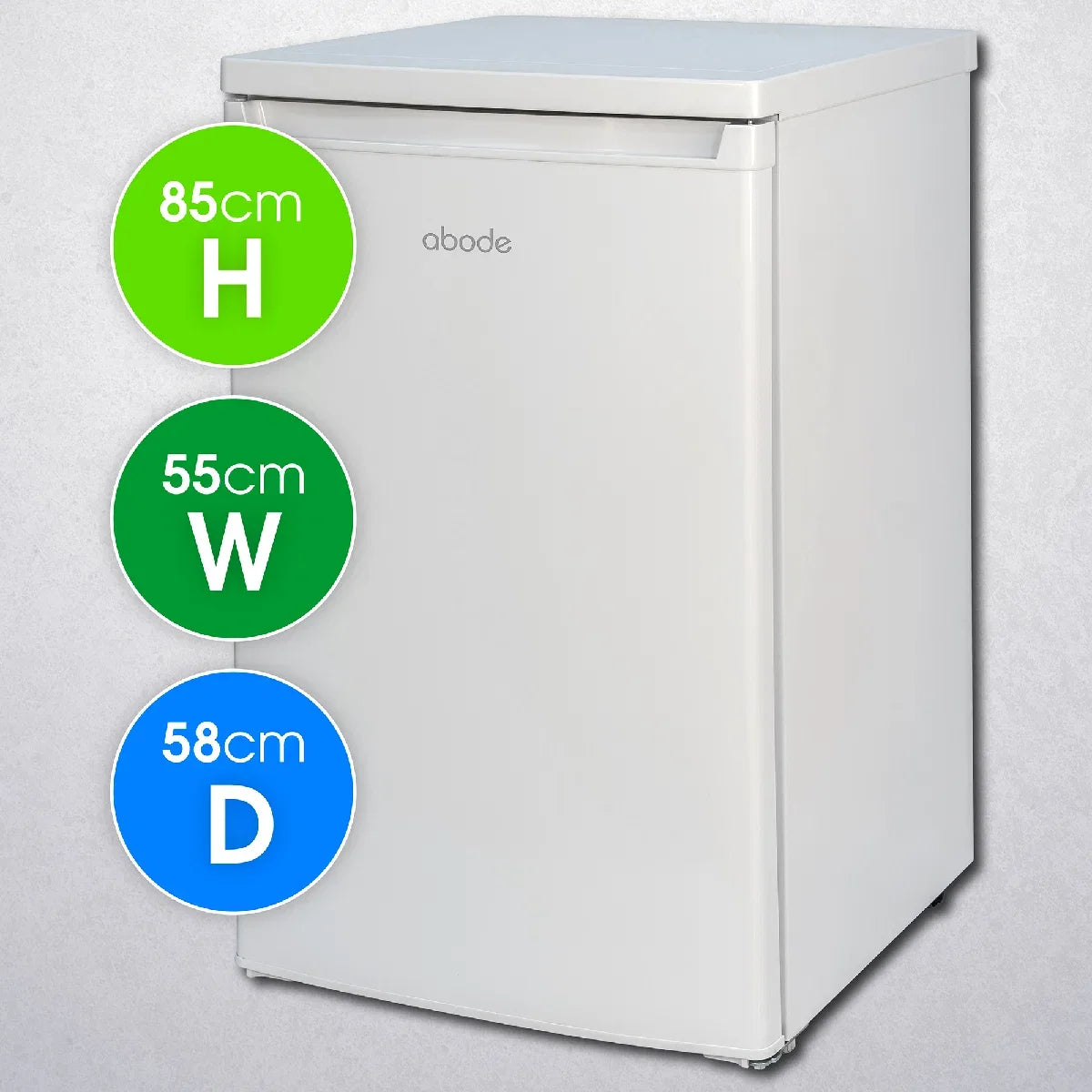 Abode A85UCFZ552E1W 55cm Undercounter Freezer - White