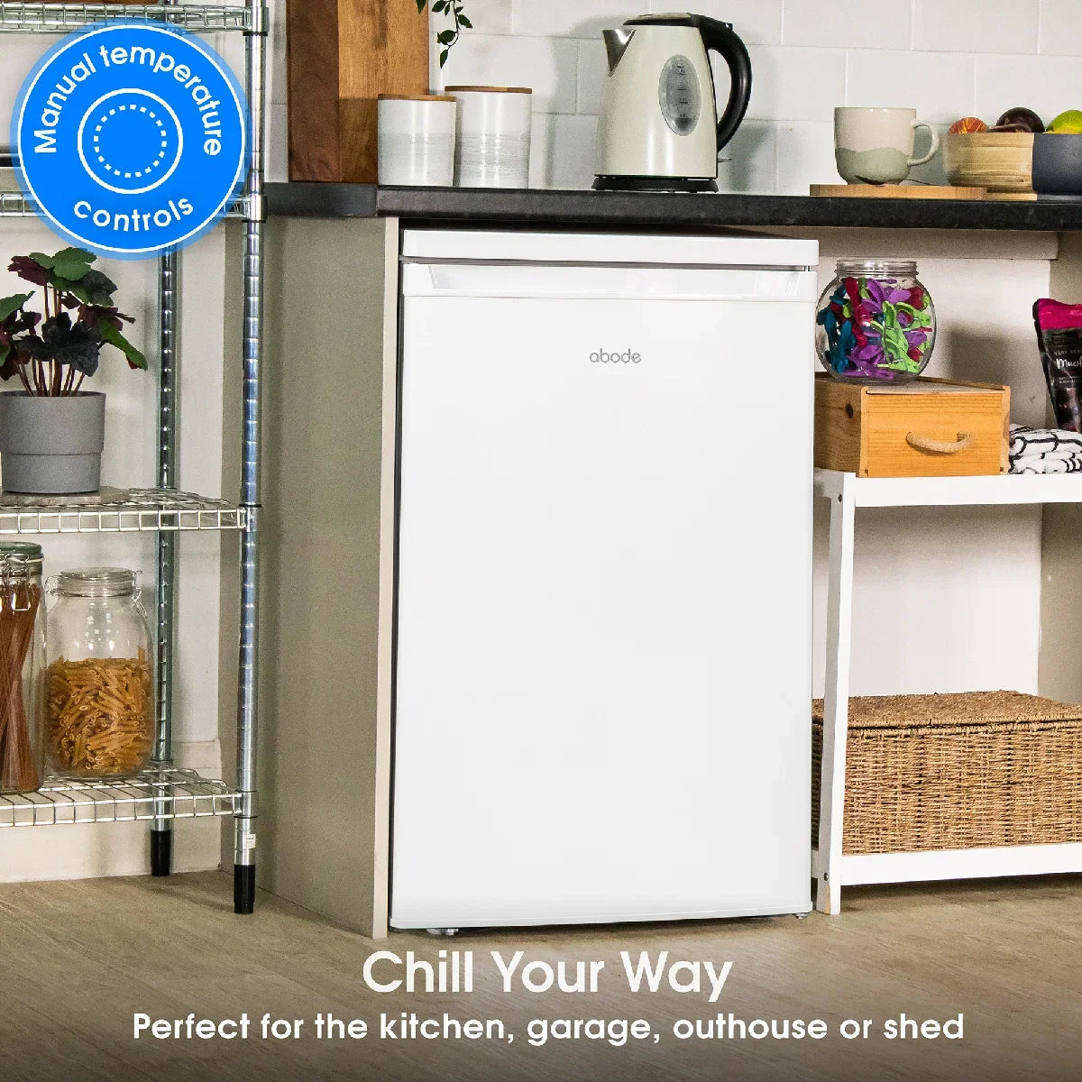 Abode A85UCFZ552E1W 55cm Undercounter Freezer - White