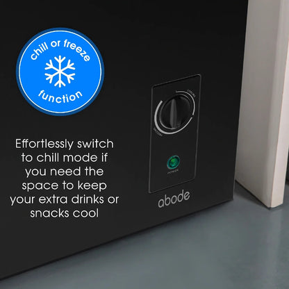 Abode A99CF0E1B 99L Chest Freezer - Black