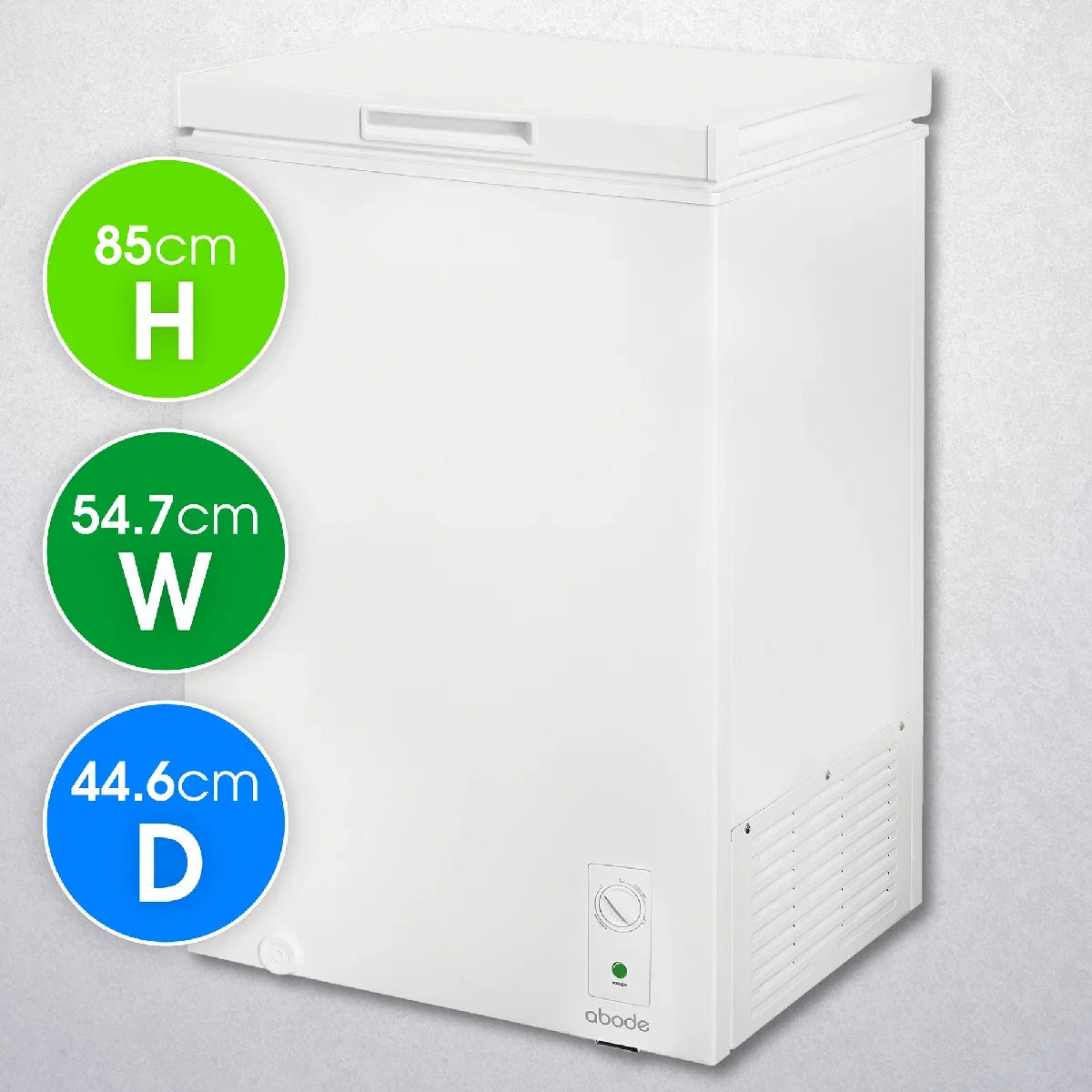 Abode A99CF0E1W 99L Chest Freezer - White