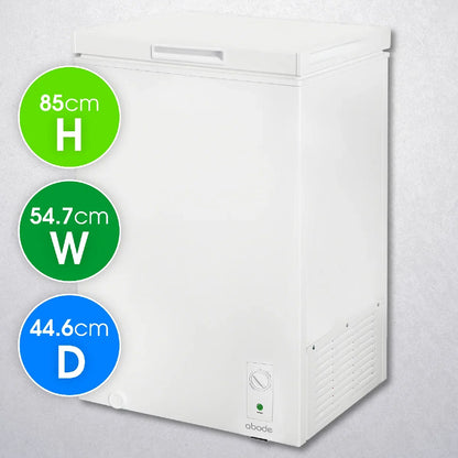 Abode A99CF0E1W 99L Chest Freezer - White