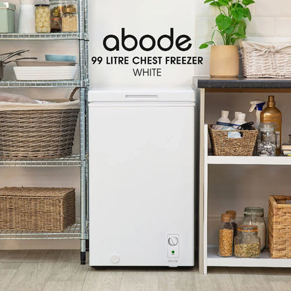 Abode A99CF0E1W 99L Chest Freezer - White