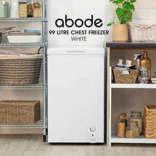 Abode A99CF0E1W 99L Chest Freezer - White