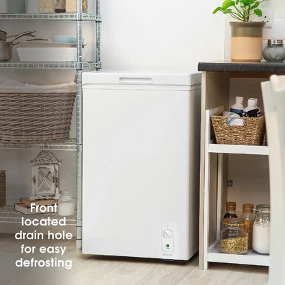 Abode A99CF0E1W 99L Chest Freezer - White