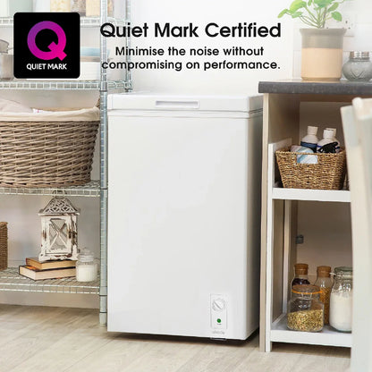 Abode A99CF0E1W 99L Chest Freezer - White