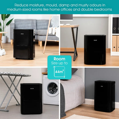 Abode ADH1601B, 16L Dehumidifier in Black