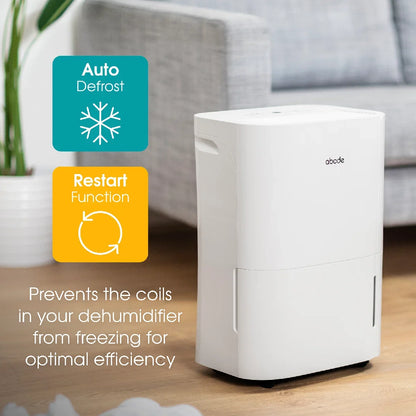 Abode ADH1601, 16L Dehumidifier in White