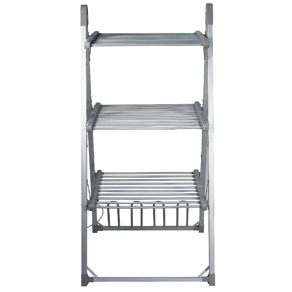 Abode AECRD2002 Electric Clothes Rack Dryer with Shoe Rails - Silver