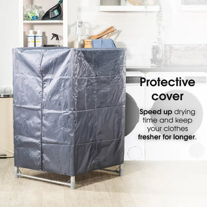 Abode AECRD2003 3 Tiered Foldable Electric Airer - Silver
