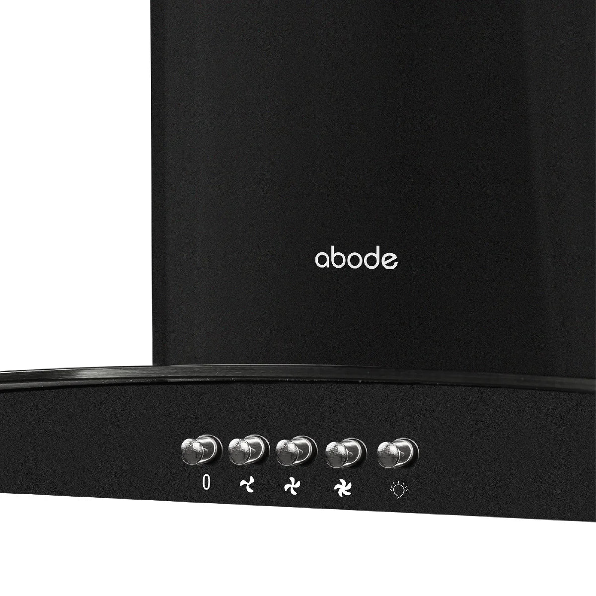 Abode AGCH6031B 60cm Curved Glass Cooker Hood - Black
