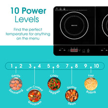 Abode AINDH2003, Double Induction Hob in Black