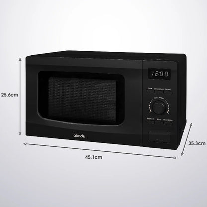 Abode AMD2002B 20L Digital Microwave - Black