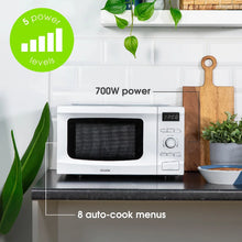 Abode AMD2002S 20L Digital Microwave - Silver