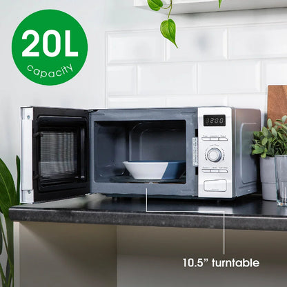 Abode AMD2002S 20L Digital Microwave - Silver