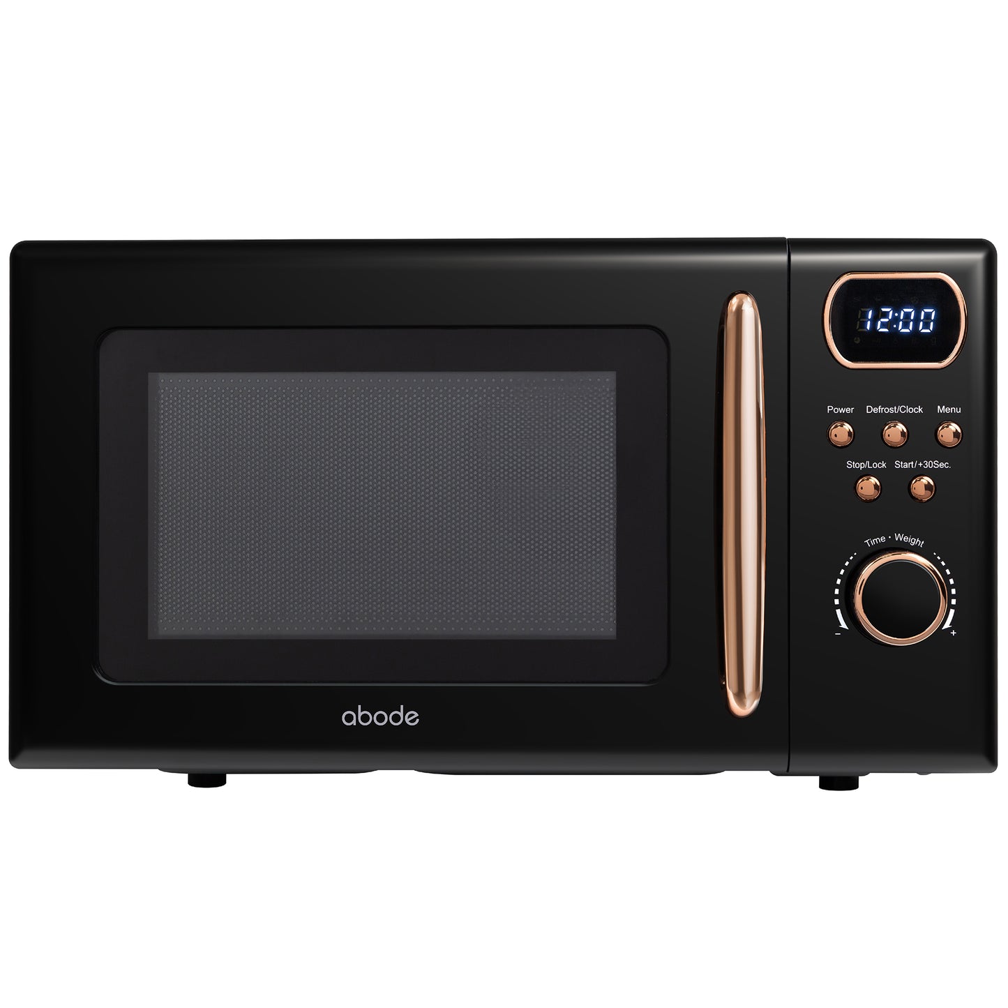 Abode 20 Litre Retro Black & Rose Gold Digital Microwave AMD2004BRG/02