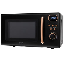 Abode 20 Litre Retro Black & Rose Gold Digital Microwave AMD2004BRG/02