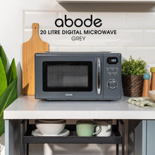 Abode 20 Litre Retro Grey Digital Microwave AMD2004G/02