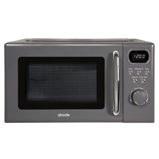 Abode 20 Litre Retro Grey Digital Microwave AMD2004G/02