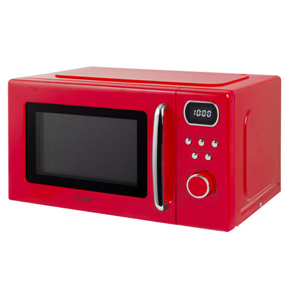 Abode 20 Litre Retro Red Digital Microwave AMD2004R/02
