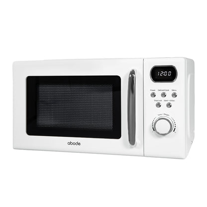 Abode 20 Litre Retro White Digital Microwave AMD2004/02