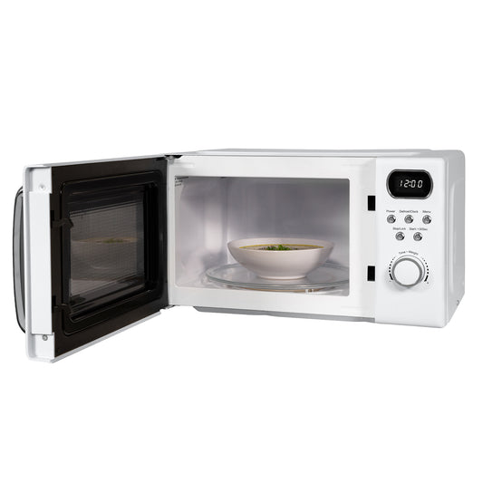 Abode 20 Litre Retro White Digital Microwave AMD2004/02