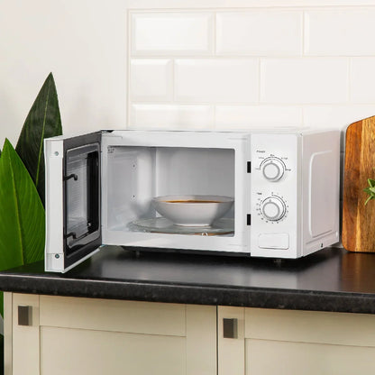 Abode AMM2001-M 20L Manual Microwave - White