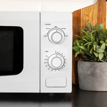 Abode AMM2001-M 20L Manual Microwave - White