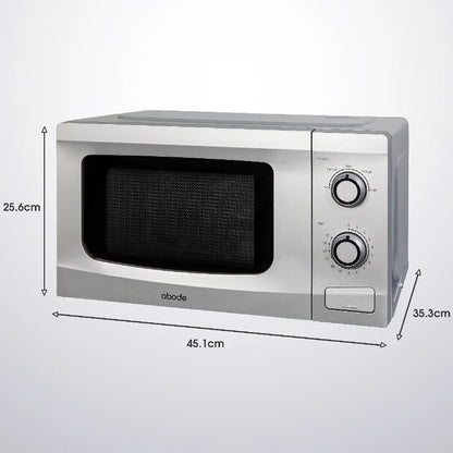 Abode AMM2001S 20L Manual Microwave - Silver
