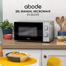 Abode 20 Litre Silver Manual Microwave AMM2005S/01