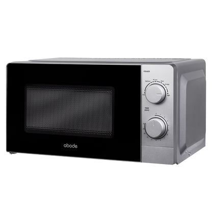 Abode 20 Litre Silver Manual Microwave AMM2005S/01