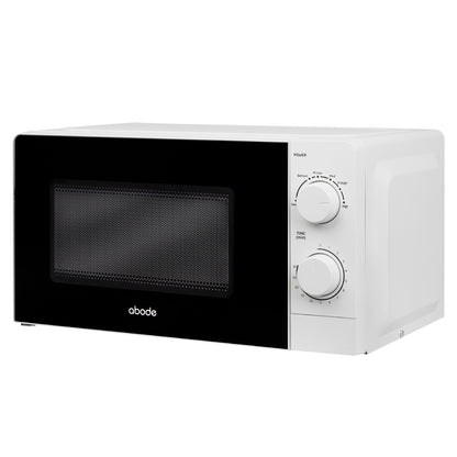 Abode 20 Litre White Manual Microwave AMM2005/01
