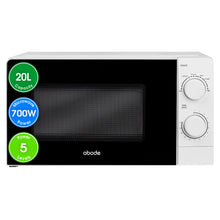 Abode 20 Litre White Manual Microwave AMM2005/01