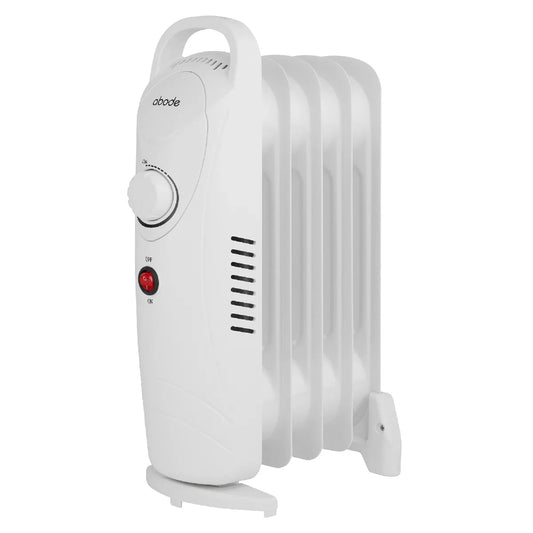 Abode AOFR5001 5 Fin Oil Filled Radiator in White