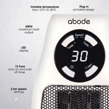 Abode APH1001 Ceramic Plug-in Heater in White