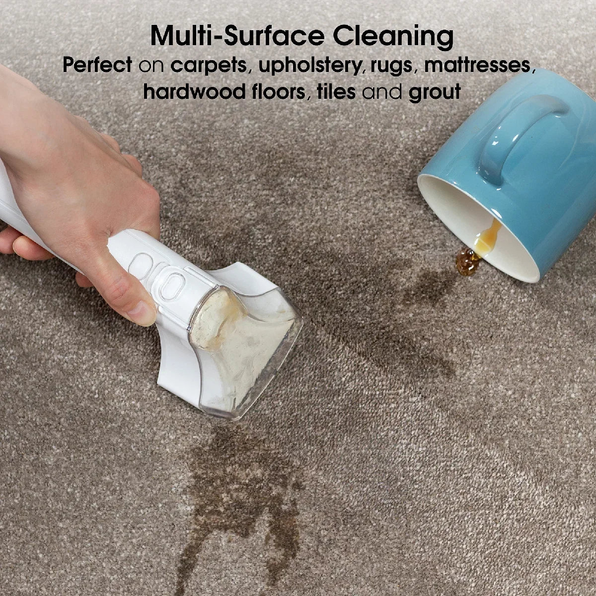 Abode ASC24C, The Abode Compact Spot Cleaner in Teal and White